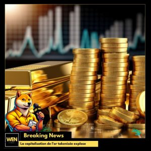 la capitalisation de l'or tokenisée explose
