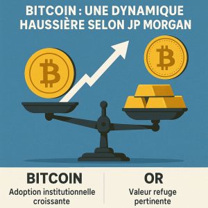 Bitcoin : une dynamique haussière selon JP Morgan