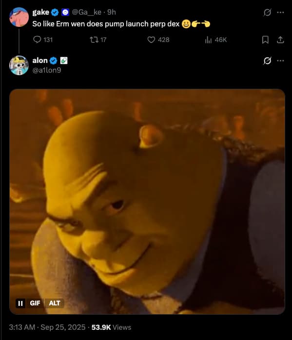 Un DEX Perp made in Pumpfun ?